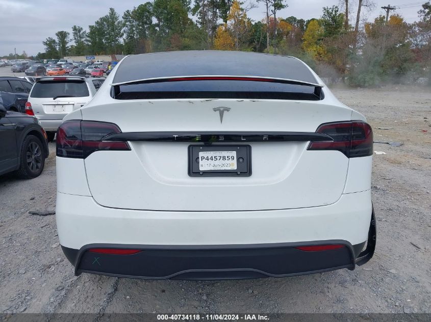 2023 Tesla Model X Dual Motor All-Wheel Drive/Standard Range VIN: 7SAXCBE51PF397027 Lot: 40734118