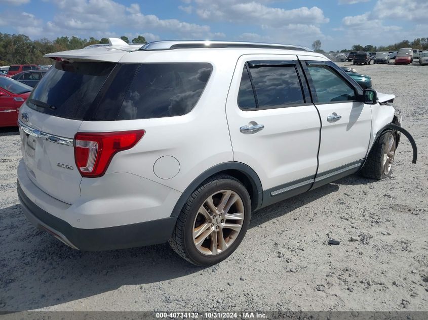 VIN 1FM5K7F84GGB01741 2016 Ford Explorer, Limited no.4