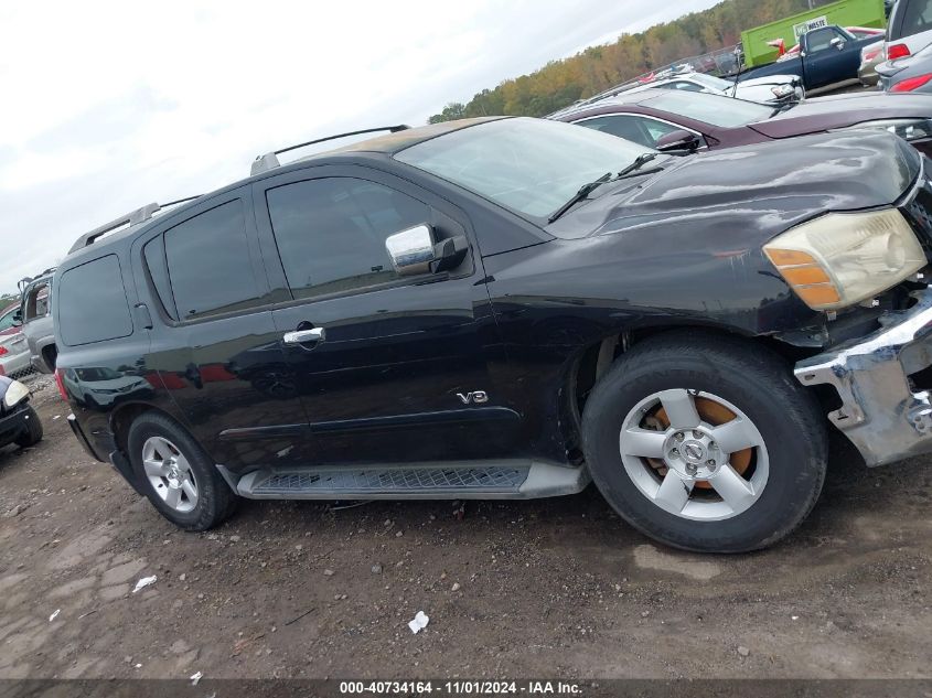 2006 Nissan Armada Se VIN: 5N1AA08A16N737617 Lot: 40734164