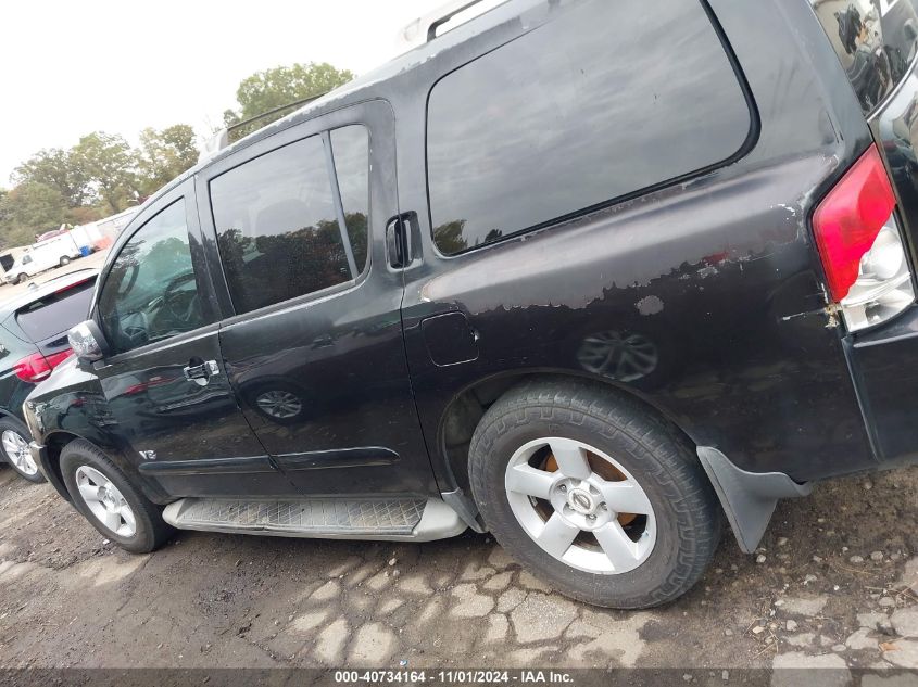 2006 Nissan Armada Se VIN: 5N1AA08A16N737617 Lot: 40734164