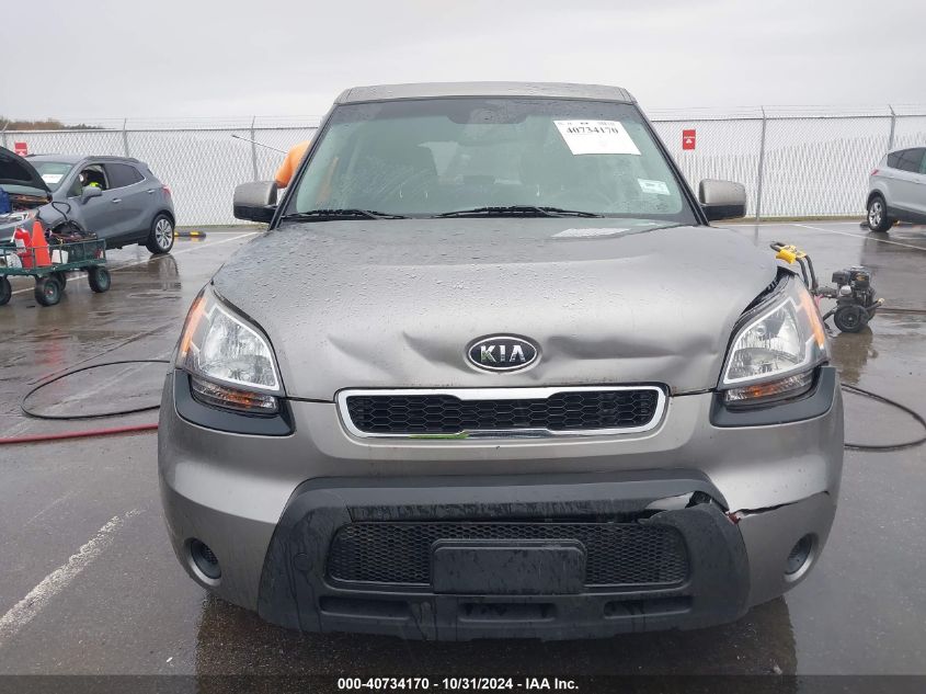 2011 Kia Soul + VIN: KNDJT2A27B7229020 Lot: 40734170