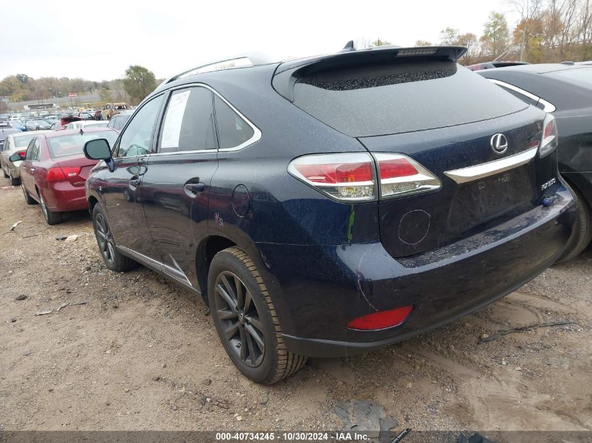 VIN 2T2BK1BA4DC186728 2013 Lexus RX, 350 F Sport no.3