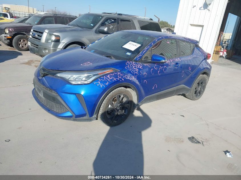 VIN NMTKHMBXXMR129741 2021 TOYOTA C-HR no.2