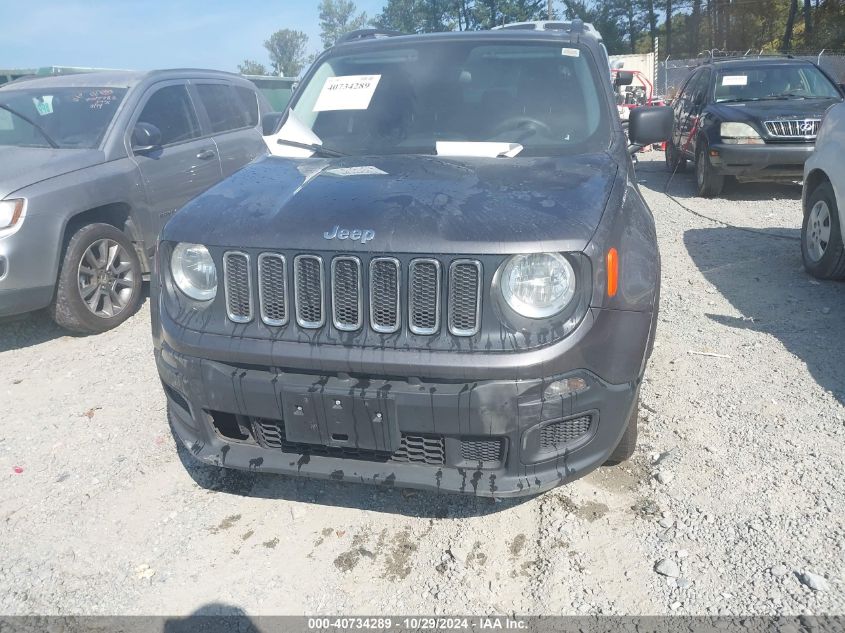 2017 Jeep Renegade Sport 4X4 VIN: ZACCJBAB4HPG09720 Lot: 40734289