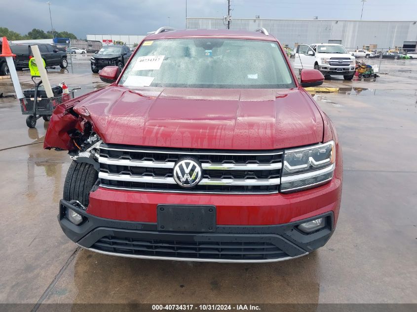 2019 Volkswagen Atlas 3.6L V6 Se W/Technology VIN: 1V2WR2CA6KC526844 Lot: 40734317