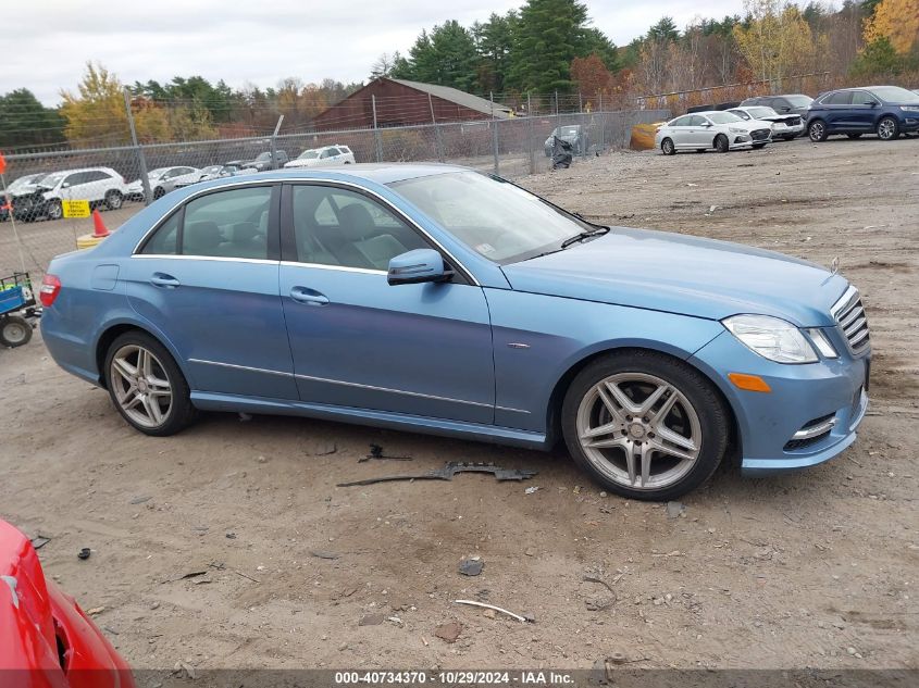 2012 Mercedes-Benz E 350 VIN: WDDHF5KB0CA612023 Lot: 40734370