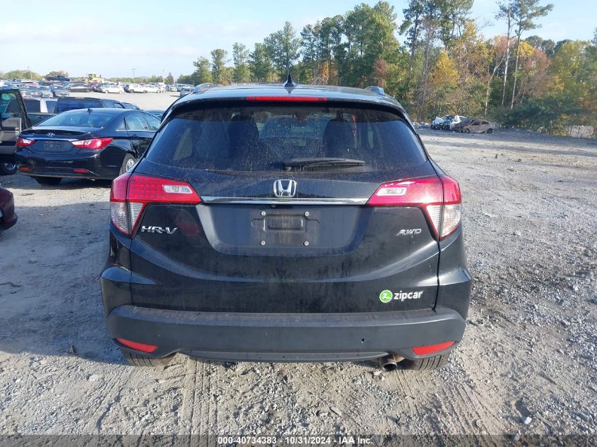 2022 Honda Hr-V Awd Ex VIN: 3CZRU6H56NM749673 Lot: 40734383