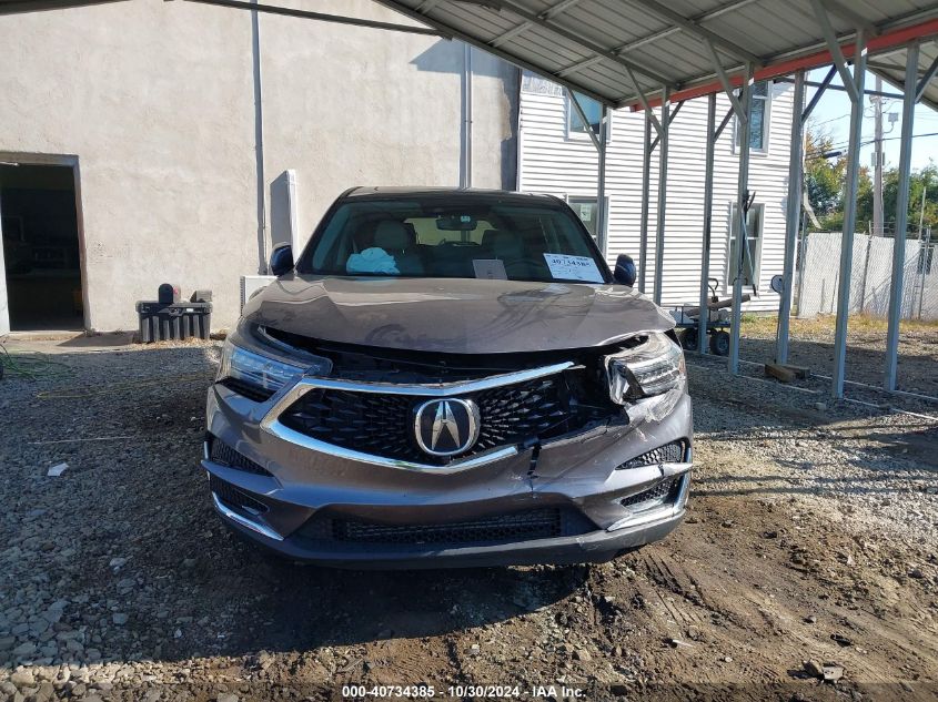 2020 Acura Rdx Advance Package VIN: 5J8TC2H77LL010224 Lot: 40734385