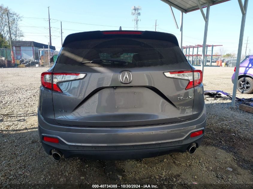 2020 Acura Rdx Advance Package VIN: 5J8TC2H77LL010224 Lot: 40734385