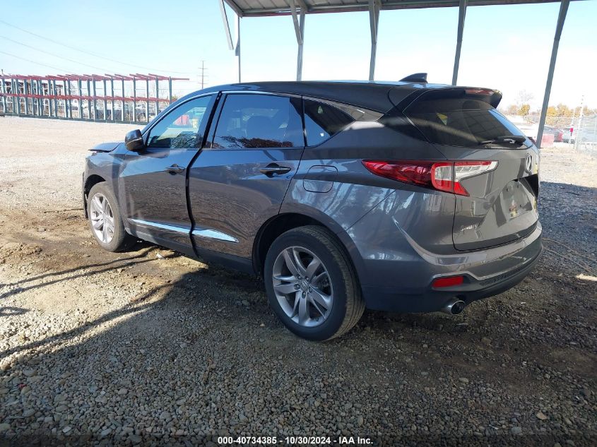 2020 Acura Rdx Advance Package VIN: 5J8TC2H77LL010224 Lot: 40734385