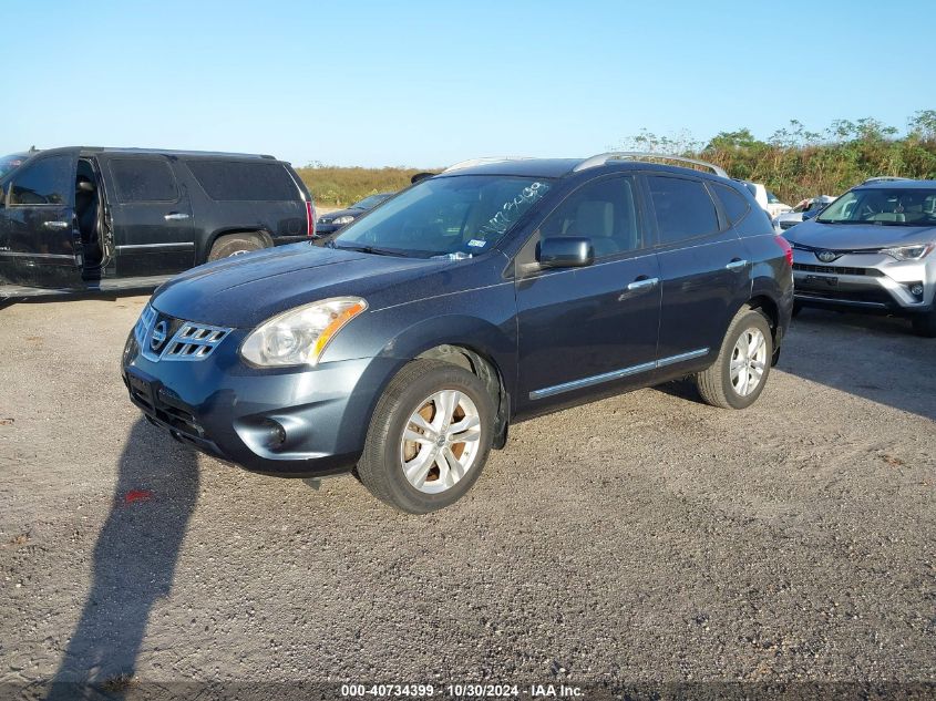 VIN JN8AS5MT1DW001584 2013 Nissan Rogue, SV no.2