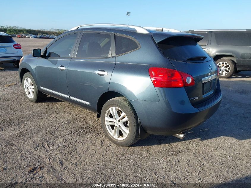 VIN JN8AS5MT1DW001584 2013 Nissan Rogue, SV no.3