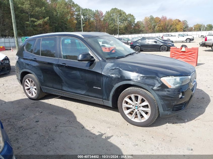 2016 BMW X3 Sdrive28I VIN: 5UXWZ7C52G0T42560 Lot: 40734402