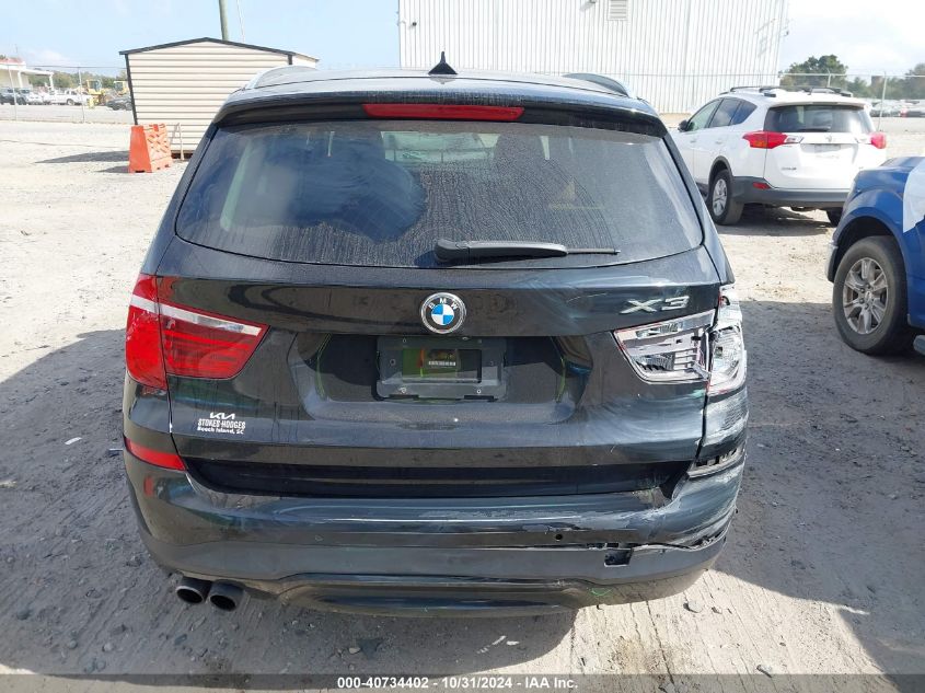 2016 BMW X3 Sdrive28I VIN: 5UXWZ7C52G0T42560 Lot: 40734402