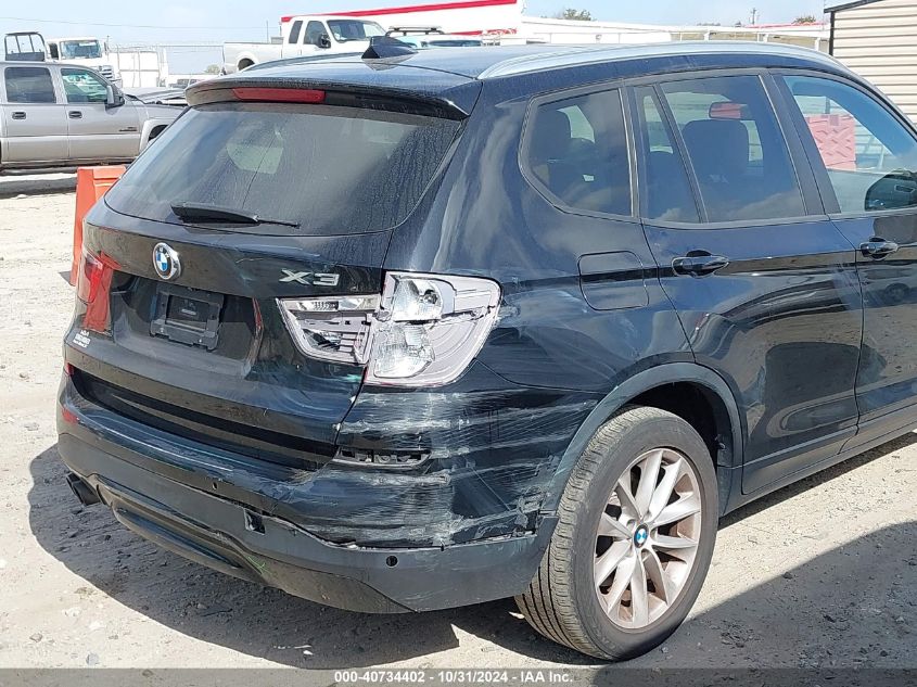 2016 BMW X3 Sdrive28I VIN: 5UXWZ7C52G0T42560 Lot: 40734402