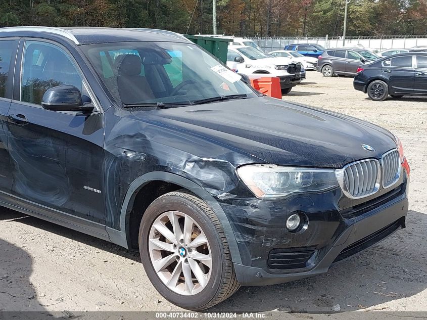 2016 BMW X3 Sdrive28I VIN: 5UXWZ7C52G0T42560 Lot: 40734402