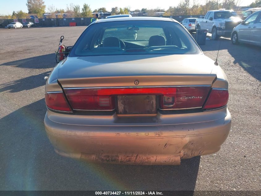 2004 Buick Century VIN: 2G4WS52J841277993 Lot: 40734427