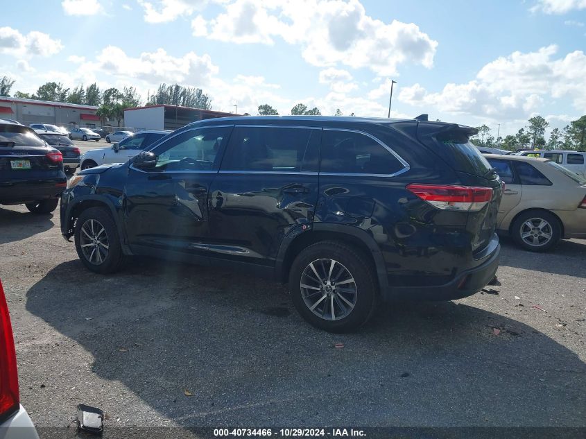 2019 TOYOTA HIGHLANDER XLE - 5TDKZRFH2KS311719