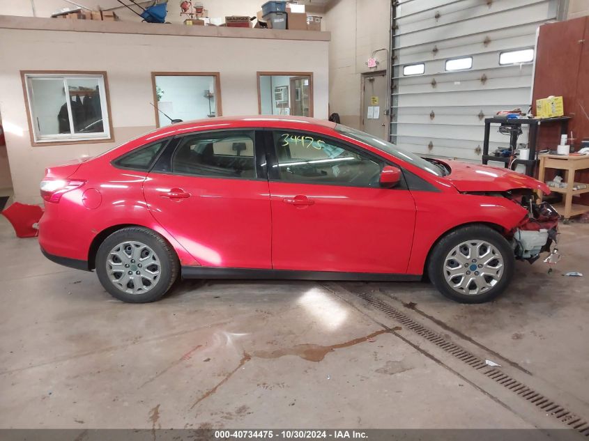 2012 Ford Focus Se VIN: 1FAHP3F20CL127087 Lot: 40734475