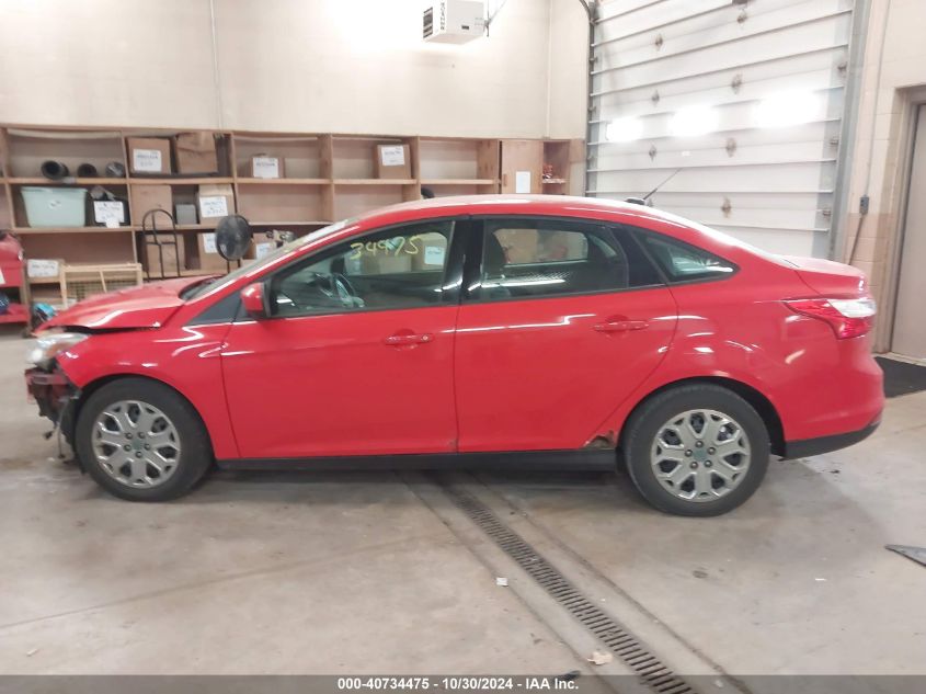 2012 Ford Focus Se VIN: 1FAHP3F20CL127087 Lot: 40734475