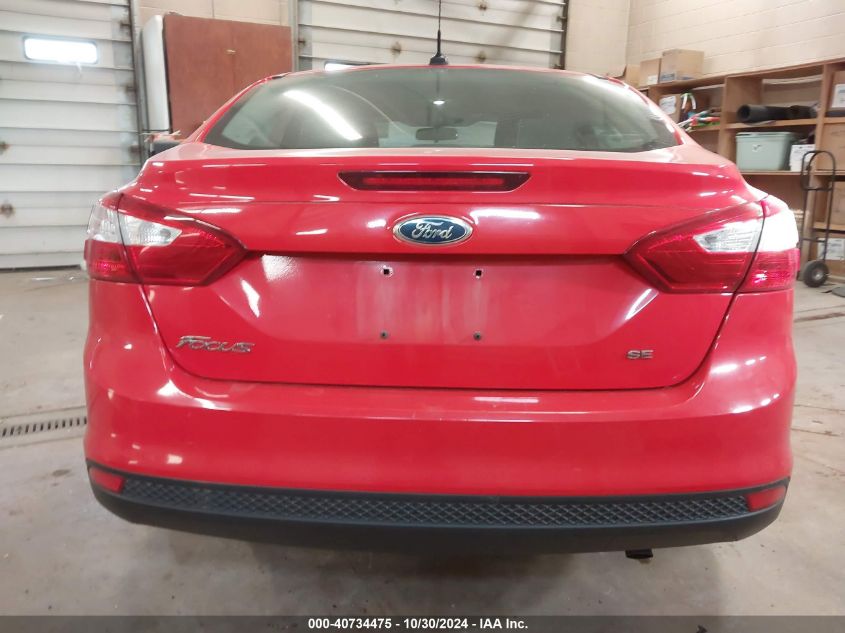 2012 Ford Focus Se VIN: 1FAHP3F20CL127087 Lot: 40734475