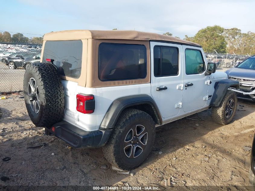 2020 Jeep Wrangler Unlimited Black And Tan 4X4 VIN: 1C4HJXDG8LW174609 Lot: 40734481