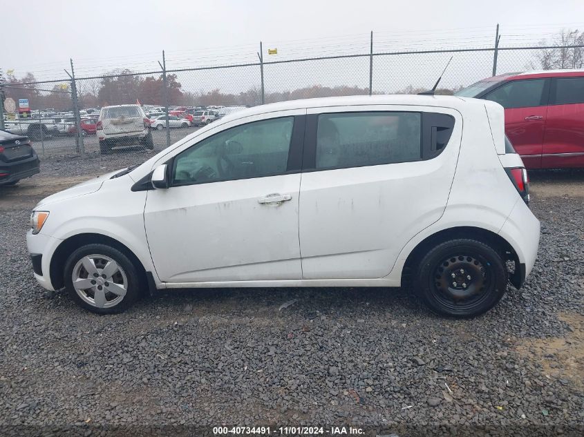 2013 Chevrolet Sonic Ls VIN: 1G1JA6SH0D4258016 Lot: 40734491