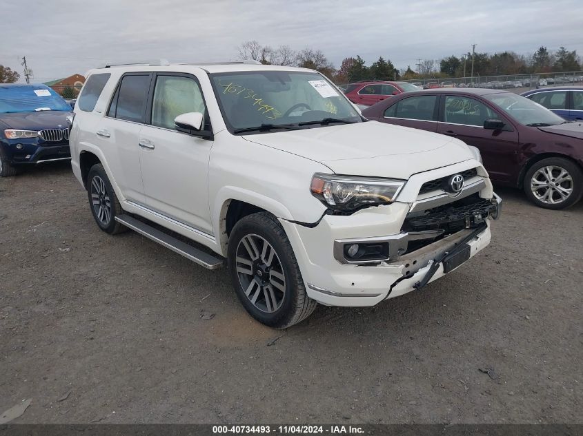 2018 Toyota 4Runner Limited VIN: JTEBU5JR2J5564322 Lot: 40734493