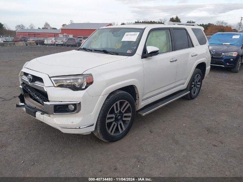 2018 Toyota 4Runner Limited VIN: JTEBU5JR2J5564322 Lot: 40734493