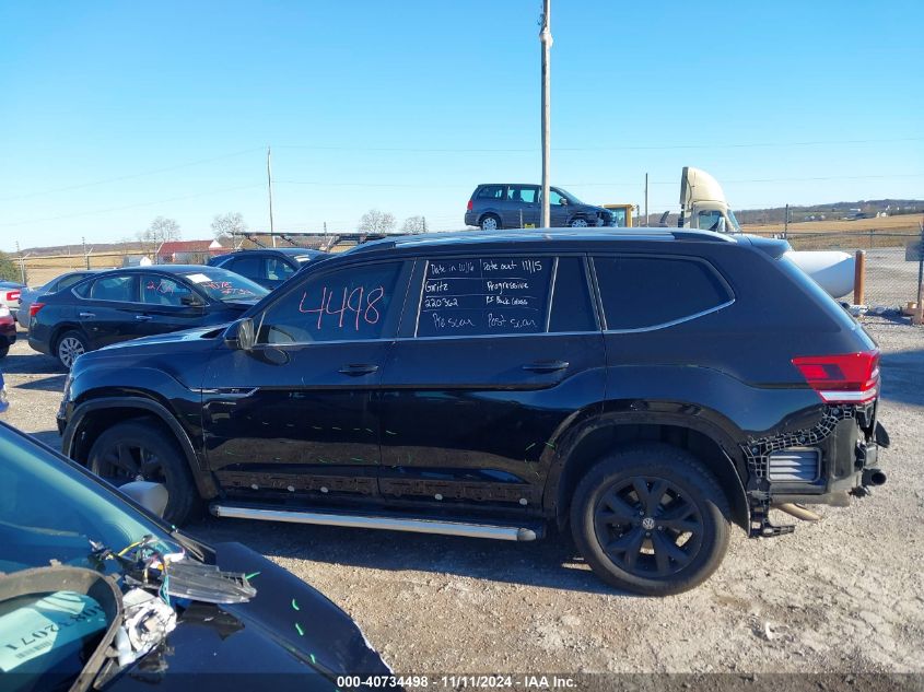 2019 Volkswagen Atlas 3.6L V6 Sel R-Line VIN: 1V2RR2CA4KC586666 Lot: 40734498