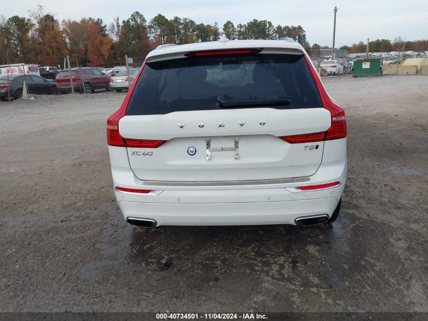 2021 Volvo Xc60 T5 Inscription VIN: YV4102RL3M1845841 Lot: 40734501