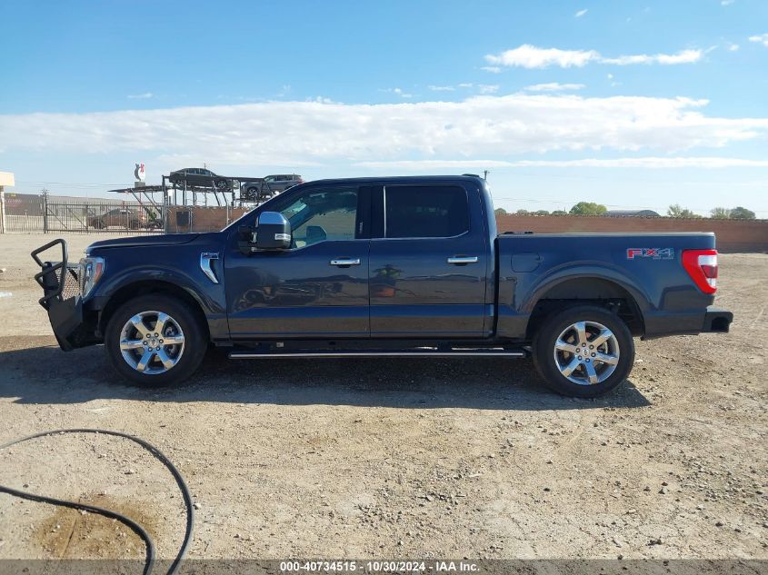 2022 Ford F-150 Lariat VIN: 1FTFW1E87NFA90247 Lot: 40734515