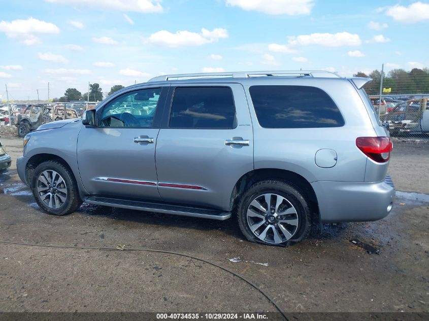 2018 Toyota Sequoia Limited VIN: 5TDKY5G17JS070767 Lot: 40734535