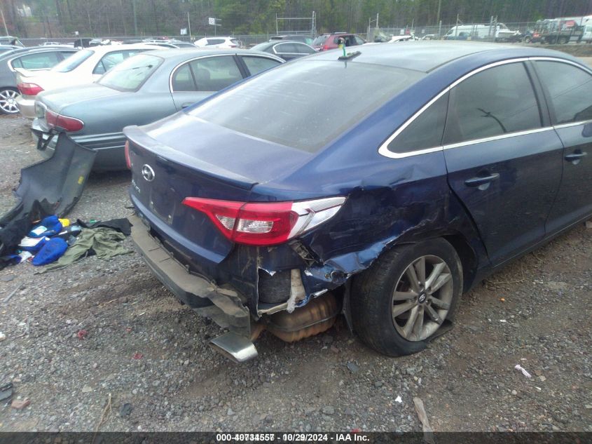 2016 Hyundai Sonata Se VIN: 5NPE24AF8GH266342 Lot: 40734557