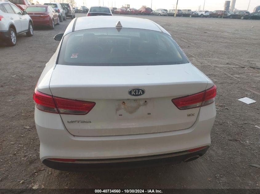 2017 Kia Optima Ex VIN: 5XXGU4L38HG165658 Lot: 40734560