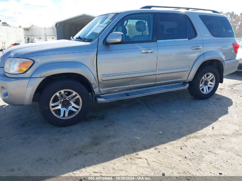 2005 Toyota Sequoia Sr5 V8 VIN: 5TDBT44A25S241718 Lot: 40734568