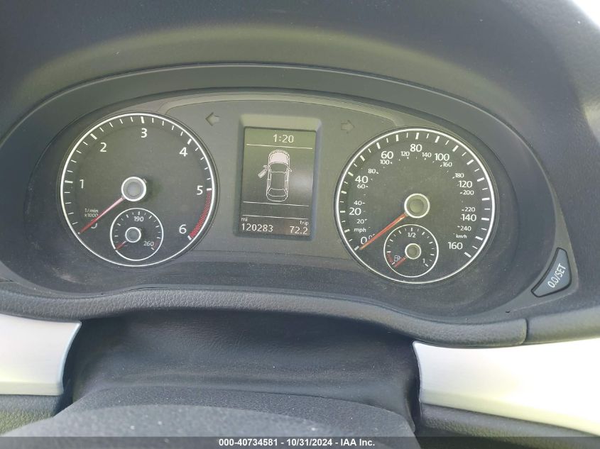 2013 VOLKSWAGEN PASSAT 2.0L TDI SE - 1VWBN7A39DC070982