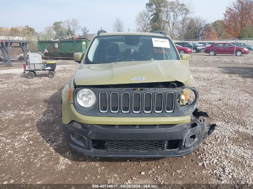 2015 Jeep Renegade Latitude VIN: ZACCJBBT0FPB66845 Lot: 40734617