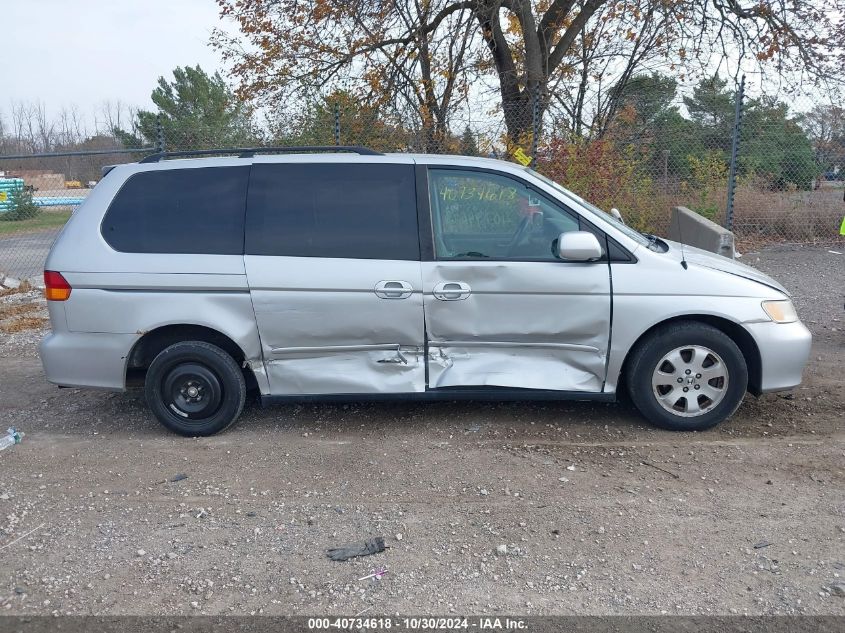 2004 Honda Odyssey Ex-Res VIN: 5FNRL18814B151144 Lot: 40734618