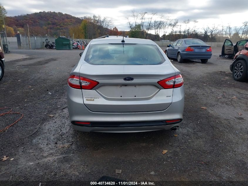 2016 Ford Fusion Se VIN: 1FA6P0H79G5130191 Lot: 40734620