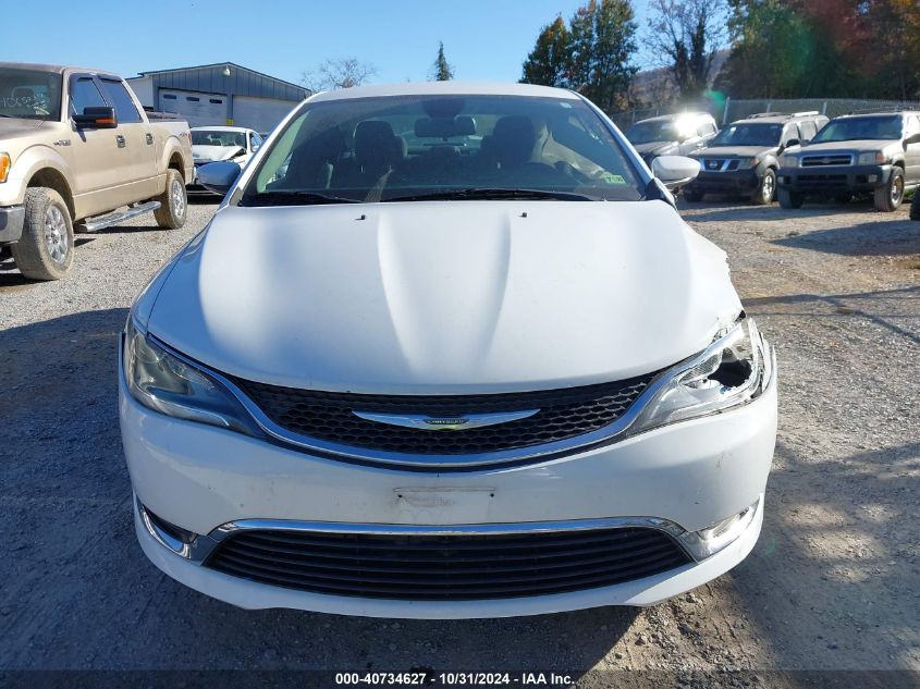 2015 Chrysler 200 Limited VIN: 1C3CCCABXFN614513 Lot: 40734627