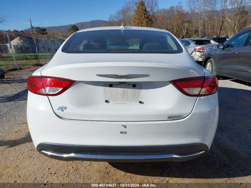 2015 Chrysler 200 Limited VIN: 1C3CCCABXFN614513 Lot: 40734627