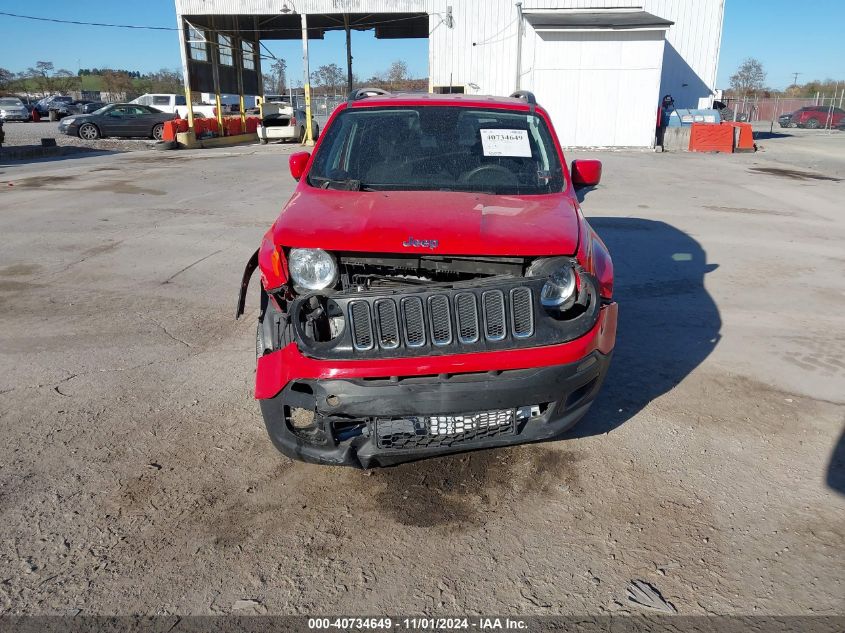 VIN ZACCJBBB1JPH37112 2018 Jeep Renegade, Latitude 4X4 no.13