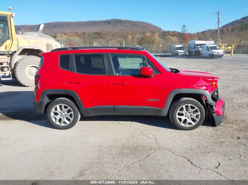 VIN ZACCJBBB1JPH37112 2018 Jeep Renegade, Latitude 4X4 no.14