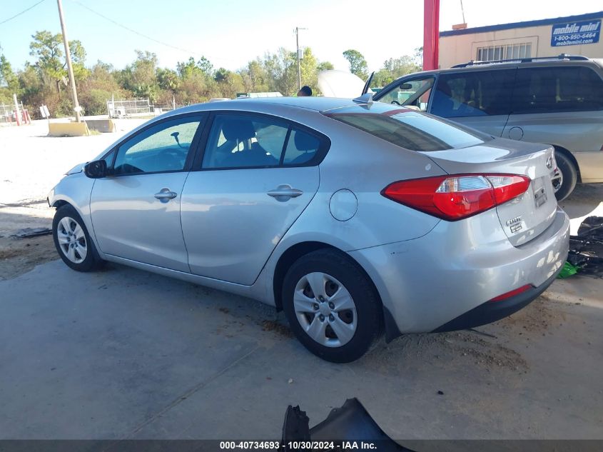 2016 Kia Forte Lx VIN: KNAFK4A68G5602752 Lot: 40734693