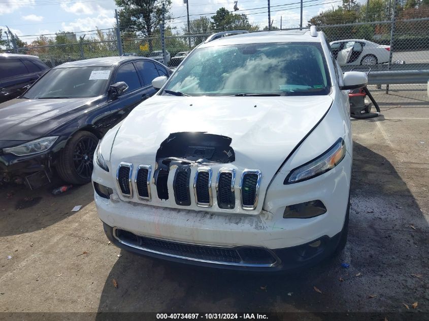 2016 Jeep Cherokee Limited VIN: 1C4PJLDS7GW273887 Lot: 40734697