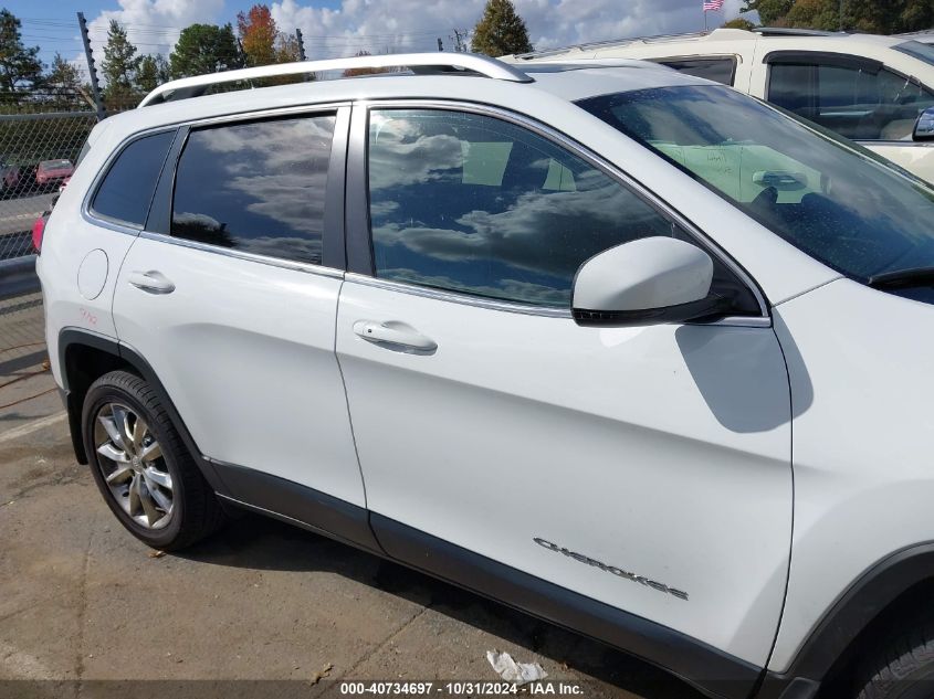 2016 Jeep Cherokee Limited VIN: 1C4PJLDS7GW273887 Lot: 40734697