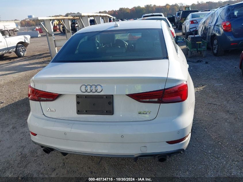 2018 Audi A3 2.0T Premium VIN: WAUJ8GFF8J1049960 Lot: 40734715