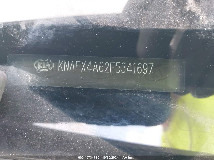 2015 Kia Forte Lx VIN: KNAFX4A62F5341697 Lot: 40734760