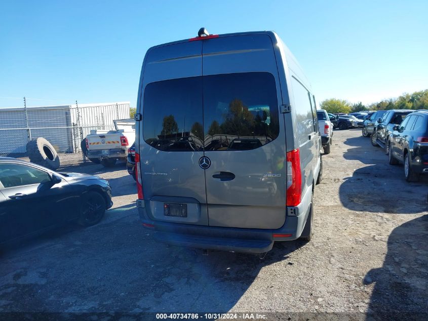 2019 Mercedes-Benz Sprinter 2500 High Roof V6 VIN: WD4PF1CDXKP124391 Lot: 40734786